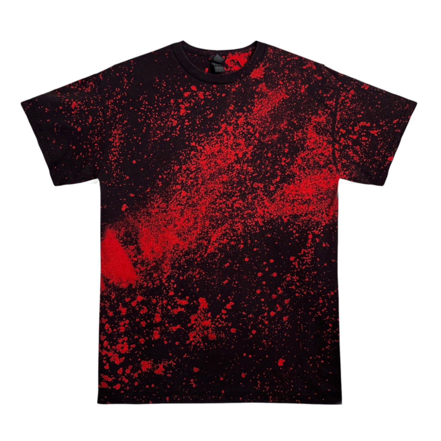 Blood Splatter Tee - Custom Inside-Out Reverse Tie Dye Zombie T-Shirt