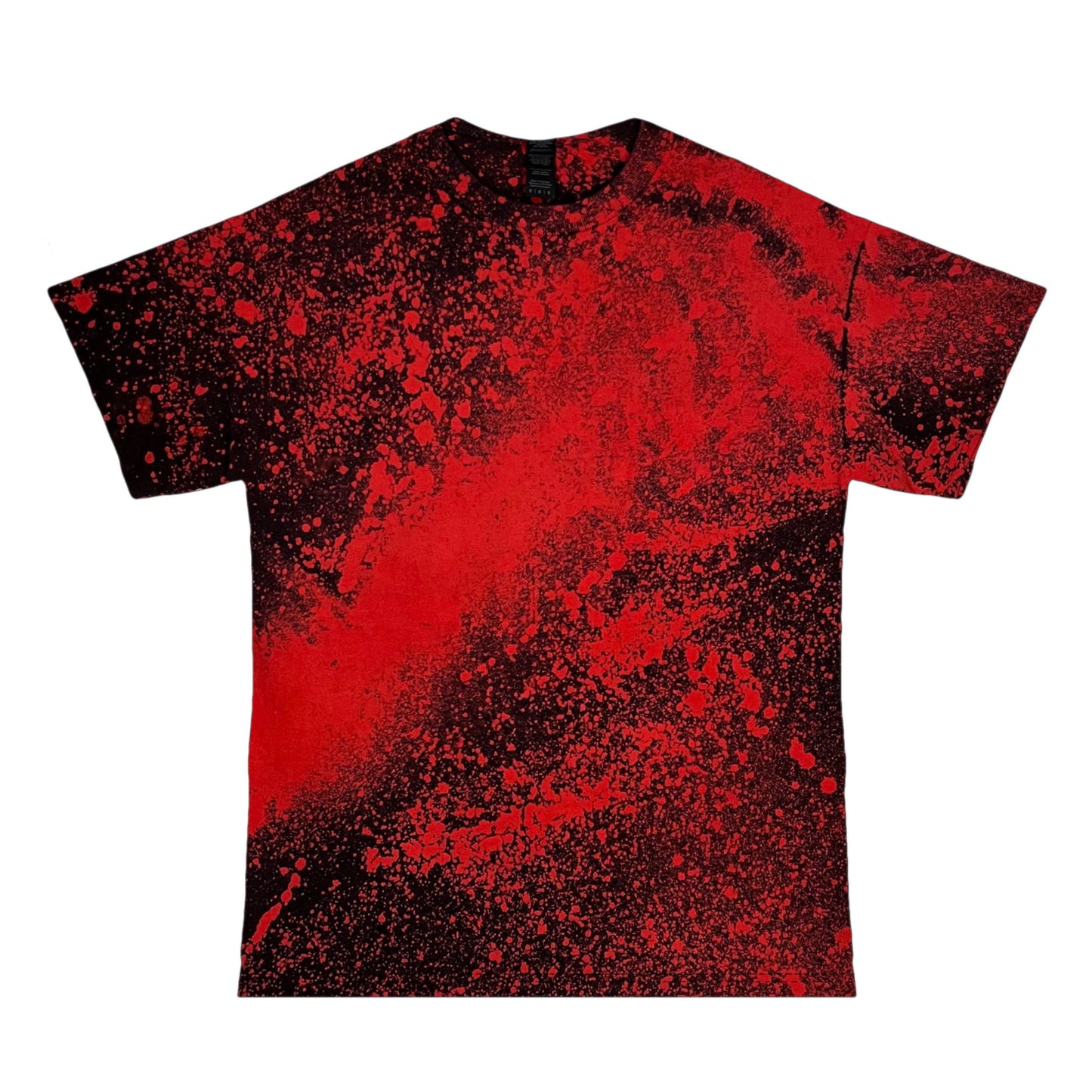 Blood Splatter Tee - Custom Reverse Tie Dye Zombie T-Shirt