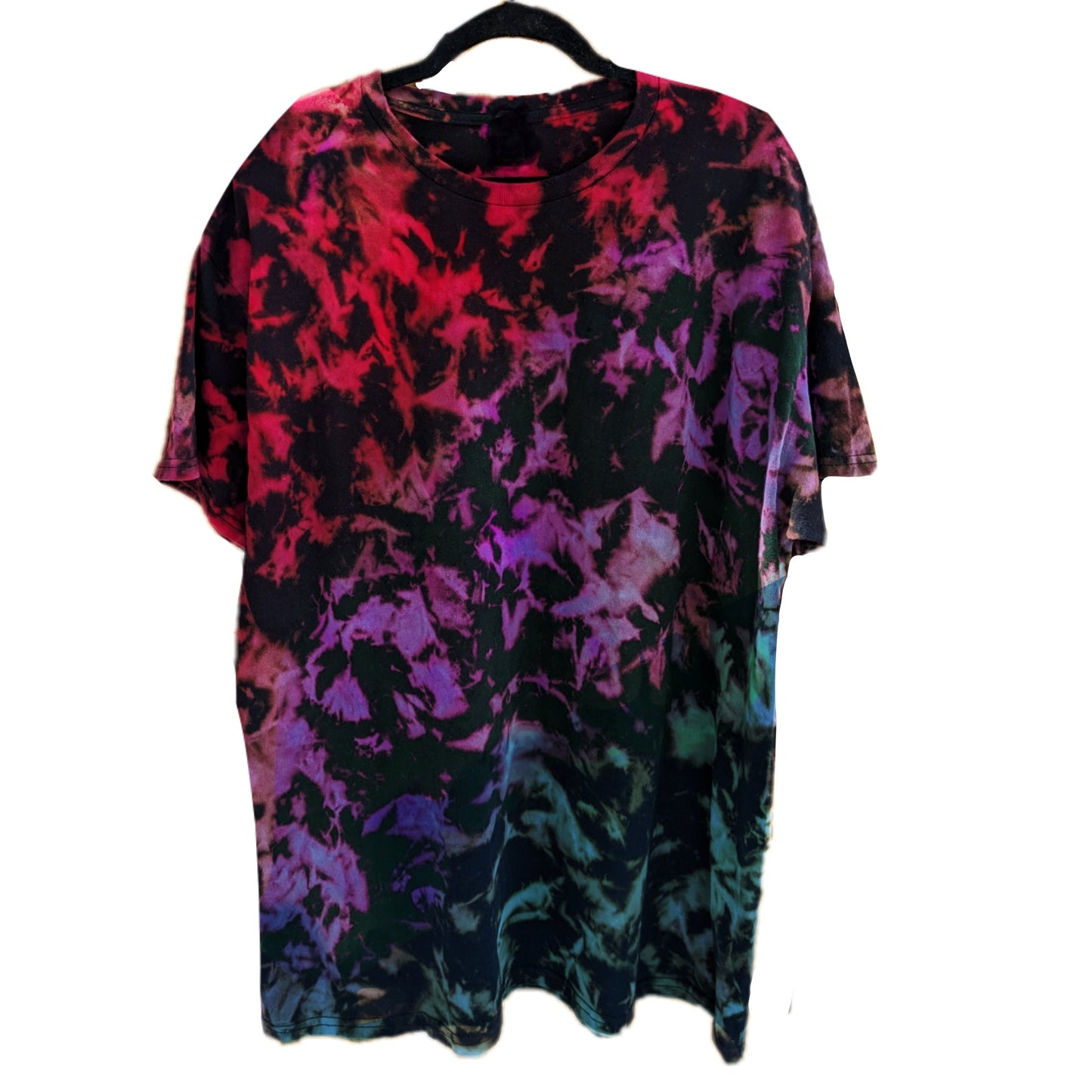 Blackout Galaxy Tee - Custom Black Tie Dye T Shirt