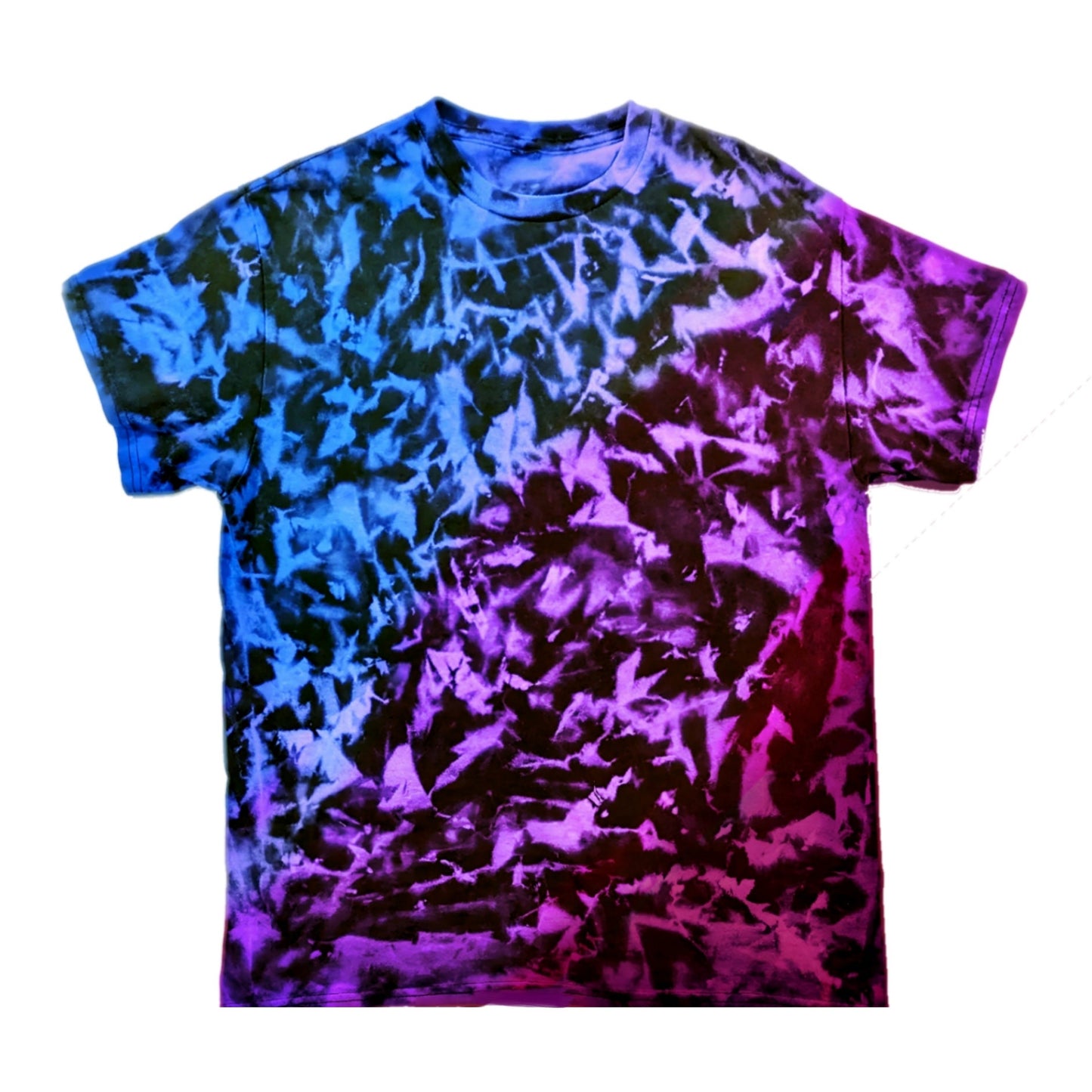 Blackout Galaxy Tee - Custom Black Tie Dye T Shirt