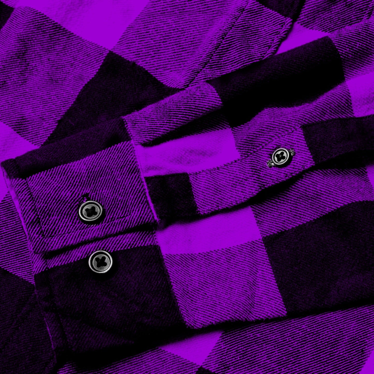 Men's Neon Purple Lumberjack Flannel - Custom Buffalo Plaid Shirt