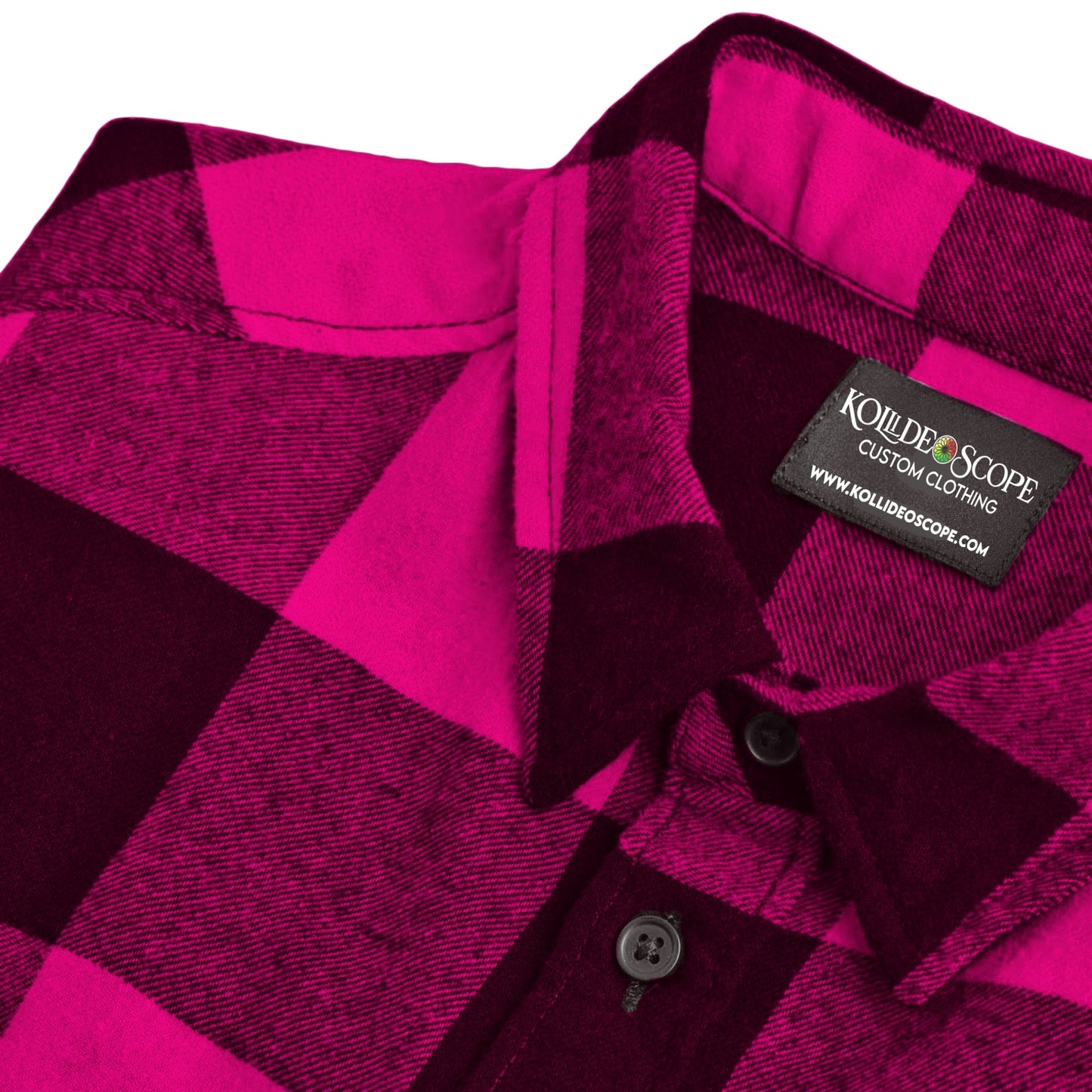 Men's Hot Pink Lumberjack Flannel - Fuchsia Buffalo Plaid Shirt